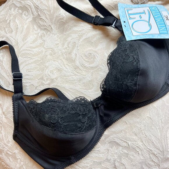 NWT Q – T  Intimates Lace Underwire Demi Everyday Bra 34C Black - Picture 6 of 11